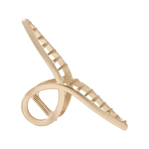 French Twist Claw Clip, Metal Hair Clip for Women, Soft Gold French Twist Claw Clip, Metal Hair Clip for Women, Soft Gold