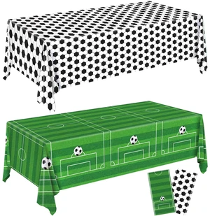 Soccer Birthday Party Decorations, 2PCs Soccer Tablecloths Plastic Tablecloth Ideal Table Cover for 2026 World Soccer Cup Football Themed Party Decorations Parties Boys Parties, 54x108Inch Soccer Birthday Party Decorations, 2PCs Soccer Tablecloths Plastic Tablecloth Ideal Table Cover for 2026 World Soccer Cup Football Themed Party Decorations Parties Boys Parties, 54x108Inch