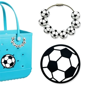 2Pcs Charms for Bogg Bag Accessories, Sport Beach Bag Accessories for Simply Southern Bogg Bag, Insert Bag Charms for Beach Tote Bag 2Pcs Charms for Bogg Bag Accessories, Sport Beach Bag Accessories for Simply Southern Bogg Bag, Insert Bag Charms for Beach Tote Bag
