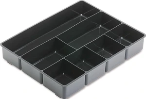 Extra Deep Desk Drawer Director Tray, Plastic, 11.875 x 15 x 2.5 Inches, Black Extra Deep Desk Drawer Director Tray, Plastic, 11.875 x 15 x 2.5 Inches, Black