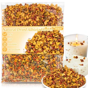 3oz Dried Albizia Flower - Natural Herb Blooms for Soap Candle Crafts 3oz Dried Albizia Flower - Natural Herb Blooms for Soap Candle Crafts