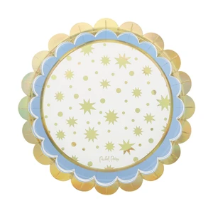 Packed Party Gold Stars 8-Count Paper Dinner Plates Packed Party Gold Stars 8-Count Paper Dinner Plates