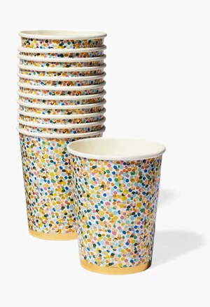 RIFLE PAPER CO. Birthday Cake Cups, Set of 12, Printed in Full Color RIFLE PAPER CO. Birthday Cake Cups, Set of 12, Printed in Full Color