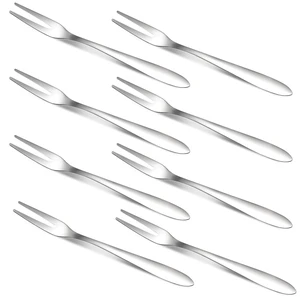 8 Pcs Mini Forks Appetizer Forks Small Fruit Fork for Appetizers Pastry Dessert Metal Forks Gift Set Mini Cocktail Stainless Steel Oyster Olive Escargot Crab Fork for Parties Wedding Daily Events 8 Pcs Mini Forks Appetizer Forks Small Fruit Fork for Appetizers Pastry Dessert Metal Forks Gift Set Mini Cocktail Stainless Steel Oyster Olive Escargot Crab Fork for Parties Wedding Daily Events