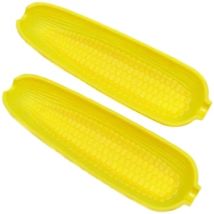 Select Plastic Corn Cob Dishes, 9.5 inches in length 2 piece set, Yellow Select Plastic Corn Cob Dishes, 9.5 inches in length 2 piece set, Yellow