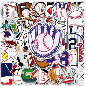 JOICEE 50pcs Baseball Stickers Baseball Tattoos Sports Stickers JOICEE 50pcs Baseball Stickers Baseball Tattoos Sports Stickers