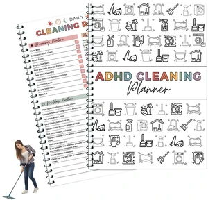 Adhd Cleaning Planner, Editable Adhd Cleaning and Organizing Planner DIY Cleaning Schedule Notebook for Adults Home Chore Chart Adhd Daily Planner Adhd Cleaning Planner, Editable Adhd Cleaning and Organizing Planner DIY Cleaning Schedule Notebook for Adults Home Chore Chart Adhd Daily Planner
