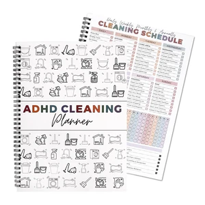 Adhd Cleaning Planner for Adults and Teens Adhd Cleaning and Organizing Planner Cleaning Schedule and Checklist Notebook List Daily Weekly Monthly for Home Chore Chart Adhd Daily Planner Adhd Cleaning Planner for Adults and Teens Adhd Cleaning and Organizing Planner Cleaning Schedule and Checklist Notebook List Daily Weekly Monthly for Home Chore Chart Adhd Daily Planner