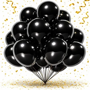 Black Balloons 100 Pack, 12 Inch Round Latex Party Balloons, Black Balloon Helium, Black Themed Graduation Halloween Birthday New Years Backdrop Prom Party Decorations Black Balloons 100 Pack, 12 Inch Round Latex Party Balloons, Black Balloon Helium, Black Themed Graduation Halloween Birthday New Years Backdrop Prom Party Decorations