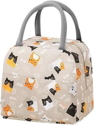 Cute Lunch Bag for Women, Insulated Lunch Bag for Men, Leakproof Thermal Lunch Box Cool Bag for Work, Picnic, Outdoor- Light Coffee Cute Lunch Bag for Women, Insulated Lunch Bag for Men, Leakproof Thermal Lunch Box Cool Bag for Work, Picnic, Outdoor- Light Coffee