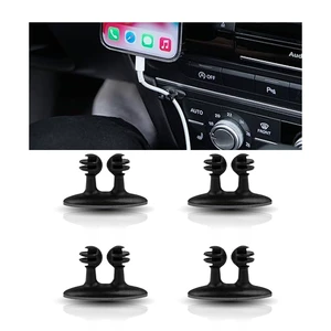 4PCS Car Cable Clips USB Cable Line Clip Holder for Car, Durable Strong Adhesive Cord Cable Holder Wire Organizer, Cord Organizer Cable Management Wire Holders for Cords 4PCS Car Cable Clips USB Cable Line Clip Holder for Car, Durable Strong Adhesive Cord Cable Holder Wire Organizer, Cord Organizer Cable Management Wire Holders for Cords