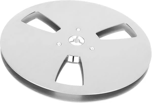 1/4 7 Inch Metal Reel Nab Hinged Box, Universal 1/4 Studio Mastering Empty Tape Takeup Reel with 3 Hole Wind Holes (Silver) 1/4 7 Inch Metal Reel Nab Hinged Box, Universal 1/4 Studio Mastering Empty Tape Takeup Reel with 3 Hole Wind Holes (Silver)