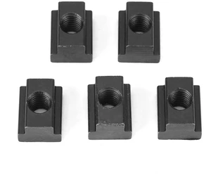 Acogedor 5Pcs M10 T-Slot Nut Black Oxide Finish for Aluminum Extrusion Acogedor 5Pcs M10 T-Slot Nut Black Oxide Finish for Aluminum Extrusion