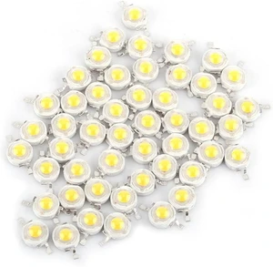 Acogedor 100Pcs LED Lamp Beads, 1W High Power Led Chip, LED Lamp SMD Chip Light Bulb, SMD COB 1W Warm White LED Bead, for Home, Studio, Exhibition Foodlight/Spotlight Bulb Replacement(Warm White) Acogedor 100Pcs LED Lamp Beads, 1W High Power Led Chip, LED Lamp SMD Chip Light Bulb, SMD COB 1W Warm White LED Bead, for Home, Studio, Exhibition Foodlight/Spotlight Bulb Replacement(Warm White)