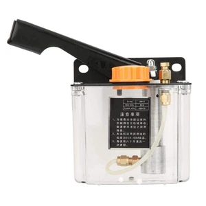 Hand Lubrication Pump, 650CC Left Hand Operated Lubrication Pump, Manual Grease Lubricator Pump, for CNC Machine Tools, Machining Center Hand Lubrication Pump, 650CC Left Hand Operated Lubrication Pump, Manual Grease Lubricator Pump, for CNC Machine Tools, Machining Center