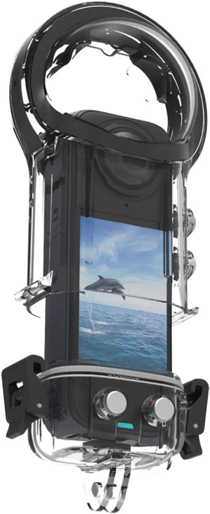 164ft Invisible Dive Case for X4, IPX8 Housing Case, Underwater Protective Shell, with Bracket Accessories 164ft Invisible Dive Case for X4, IPX8 Housing Case, Underwater Protective Shell, with Bracket Accessories