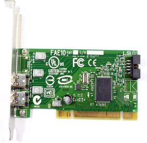 Dell H924H Dual Port IEEE-1394 PCI FireWire Controller Card 0H924H Dell H924H Dual Port IEEE-1394 PCI FireWire Controller Card 0H924H