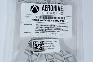 Aerohive | Wall Plate Bracket kit for AP122, AP122X, AP130, AP230, AP245X, AP250,AP550 Includes The Bracket and Security Screws | AH-Acc-BKT-WP-KIT Aerohive | Wall Plate Bracket kit for AP122, AP122X, AP130, AP230, AP245X, AP250,AP550 Includes The Bracket and Security Screws | AH-Acc-BKT-WP-KIT