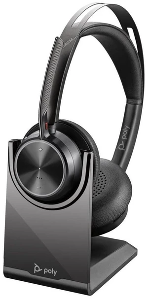 HP - Poly Voyager Focus 2 USB-C-C Headset ANDUSB-C/A Adapter and Charging Stand - GOOGL HP - Poly Voyager Focus 2 USB-C-C Headset ANDUSB-C/A Adapter and Charging Stand - GOOGL