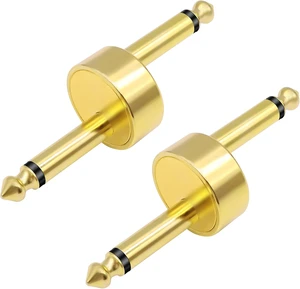 XMSJSIY Z Type 6.35mm 1/4" Guitar Pedal Coupler- 2PCS XMSJSIY Z Type 6.35mm 1/4" Guitar Pedal Coupler- 2PCS