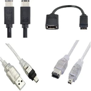 cablecc IEEE 1394 4pin/6pin/9pin Female to Male ilink Cord Cable cablecc IEEE 1394 4pin/6pin/9pin Female to Male ilink Cord Cable
