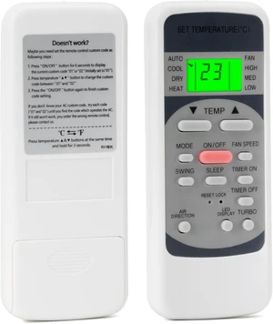 Backlit Remote Control Replacement R51M/E for Midea Air Conditioner Backlit Remote Control Replacement R51M/E for Midea Air Conditioner