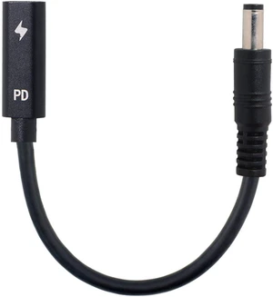 cablecc Type C USB-C Female Input to DC 5.5x2.1mm Power PD Charge Cable fit for Laptop 18-20V cablecc Type C USB-C Female Input to DC 5.5x2.1mm Power PD Charge Cable fit for Laptop 18-20V