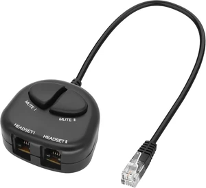 XMSJSIY RJ9 Telephone Training Adapter Headset Splitter- (2 Mute) XMSJSIY RJ9 Telephone Training Adapter Headset Splitter- (2 Mute)