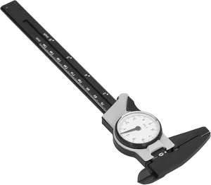 LICAEVEY Dial Vernier Caliper 0.1mm ABS, High Anti Lens, 4-Way Measurement Tool for Lab School Workshop, 0-150mm Metric Inch Dual Reading, Portable Gauge LICAEVEY Dial Vernier Caliper 0.1mm ABS, High Anti Lens, 4-Way Measurement Tool for Lab School Workshop, 0-150mm Metric Inch Dual Reading, Portable Gauge