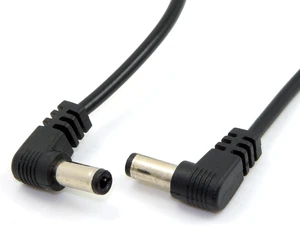 chenyang DC Power 5.5 x 2.1mm / 2.5mm Male to 5.5 2.1/2.5mm Male Plug Cable Right Angled 90 Degree 24AWG 60cm chenyang DC Power 5.5 x 2.1mm / 2.5mm Male to 5.5 2.1/2.5mm Male Plug Cable Right Angled 90 Degree 24AWG 60cm