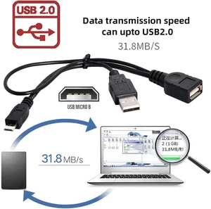 Cablecc Black Color Micro USB 2.0 OTG Host Flash Disk Cable with USB power for Galaxy S3 i9300 S4 i9500 Note2 N7100 Note3 N9000 & S5 i9600 Cablecc Black Color Micro USB 2.0 OTG Host Flash Disk Cable with USB power for Galaxy S3 i9300 S4 i9500 Note2 N7100 Note3 N9000 & S5 i9600