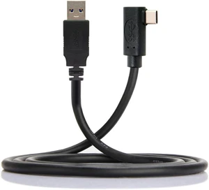 CY Fit for Quest Link VR USB 3.1 Type-C Left Right Angled Type to Standard USB3.0 Data Cable 1.2M CY Fit for Quest Link VR USB 3.1 Type-C Left Right Angled Type to Standard USB3.0 Data Cable 1.2M