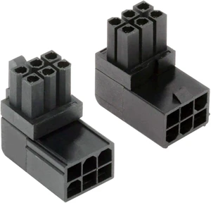 chenyang 2 Pack ATX 6Pin 90 Degree Angled GPU Graphics Card Power Connector Adapter chenyang 2 Pack ATX 6Pin 90 Degree Angled GPU Graphics Card Power Connector Adapter