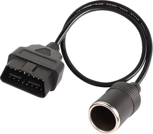 XMSJSIY OBD2 to Cigarette Lighter Female Socket Adapter Connecter XMSJSIY OBD2 to Cigarette Lighter Female Socket Adapter Connecter