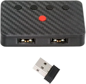 chenyang Dual Port USB to Bluetooth 5.3 Adapter with 2.4G Receiver for Conversion Wired Keyboard and Mouse to Wireless for Phone/Tablet/Computer chenyang Dual Port USB to Bluetooth 5.3 Adapter with 2.4G Receiver for Conversion Wired Keyboard and Mouse to Wireless for Phone/Tablet/Computer