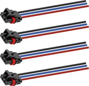 XMSJSIY Pulse Bus Bar Power Pigtail Connector 16AWG 3 Pin Female Harness XMSJSIY Pulse Bus Bar Power Pigtail Connector 16AWG 3 Pin Female Harness