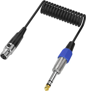 XMSJSIY 6.35mm TRS to Mini XLR TA4F Connector Cable -0.5M/1.6FT XMSJSIY 6.35mm TRS to Mini XLR TA4F Connector Cable -0.5M/1.6FT