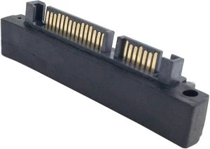 cablecc Right Angled 90 Degree SATA 22Pin 7+15 Male to SATA 22P Female Extension Convertor Adapter cablecc Right Angled 90 Degree SATA 22Pin 7+15 Male to SATA 22P Female Extension Convertor Adapter