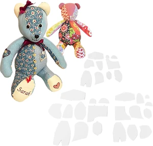 30 Pcs Memory Bear Sewing Patterns Template, Memory Bear Acrylic Template Ruler Set, Quilting Rulers and Templates, Memory Bear Patterns for Sewing Patterns for Beginners 30 Pcs Memory Bear Sewing Patterns Template, Memory Bear Acrylic Template Ruler Set, Quilting Rulers and Templates, Memory Bear Patterns for Sewing Patterns for Beginners