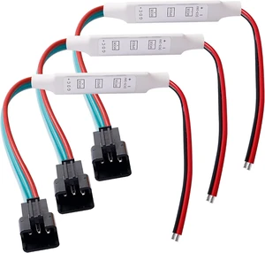 XMSJSIY RGB Led Dimmer Controller LED Strip Light Brightness Controller XMSJSIY RGB Led Dimmer Controller LED Strip Light Brightness Controller