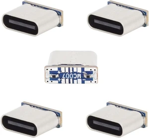 chenyang 5 Pack USB C DIY Connector,Micro USB 5Pin to USB C Female Socket Port Repair Replacement Solder Adapter Standard Pinout chenyang 5 Pack USB C DIY Connector,Micro USB 5Pin to USB C Female Socket Port Repair Replacement Solder Adapter Standard Pinout