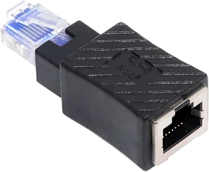 cablecc UTP 8P8C RJ45 Ethernet Adapter Cat5/Cat5e Ethernet Male to Female Adapter for Laptops Desktops Routers Straight Type cablecc UTP 8P8C RJ45 Ethernet Adapter Cat5/Cat5e Ethernet Male to Female Adapter for Laptops Desktops Routers Straight Type