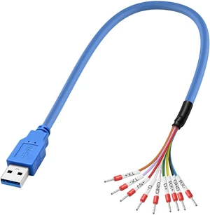 XMSJSIY USB 3.0 Male to Bare Wire End Fast Charging Cable XMSJSIY USB 3.0 Male to Bare Wire End Fast Charging Cable