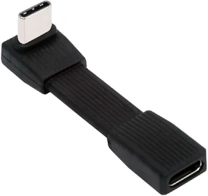 cablecc 240W USB5.0 80Gbps FPC Flat Slim USB Type C Extension Cable Male to Female Up Angled 90 Degree 16K 8K 60Hz 5K 51MM cablecc 240W USB5.0 80Gbps FPC Flat Slim USB Type C Extension Cable Male to Female Up Angled 90 Degree 16K 8K 60Hz 5K 51MM