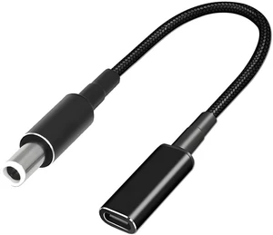 chenyang 5.91 Inch USB C Female to DC 7.4x5.0mm Charging Cable,100W 20V 5A PD Trigger Converter Braided Short Power Cord Compatible with Dell Laptops chenyang 5.91 Inch USB C Female to DC 7.4x5.0mm Charging Cable,100W 20V 5A PD Trigger Converter Braided Short Power Cord Compatible with Dell Laptops