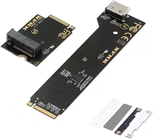 chenyang PCI Express 5.0/4.0 M.2 to NVME/Oculink SFF-8612 Adapter for NUC 15 Pro NUC15CRH Built-in Port Upgrade Expansion Adapter chenyang PCI Express 5.0/4.0 M.2 to NVME/Oculink SFF-8612 Adapter for NUC 15 Pro NUC15CRH Built-in Port Upgrade Expansion Adapter