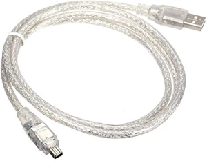 cablecc USB Male to Firewire IEEE 1394 4 Pin Male iLink Adapter Cord Cable for Sony DCR-TRV75E DV Adapter cablecc USB Male to Firewire IEEE 1394 4 Pin Male iLink Adapter Cord Cable for Sony DCR-TRV75E DV Adapter