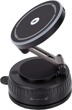LICAEVEY Magnetic Car Phone Mount Wireless Charging 360 Foldable LICAEVEY Magnetic Car Phone Mount Wireless Charging 360 Foldable