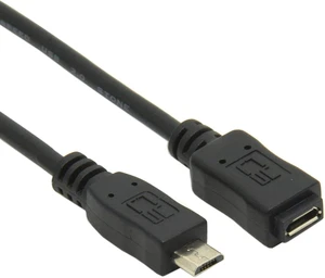 cablecc 5ft Full Pin Connected Micro USB 2.0 Type 5Pin Male to Female Cable for Tablet & Phone & OTG Extension (150cm) cablecc 5ft Full Pin Connected Micro USB 2.0 Type 5Pin Male to Female Cable for Tablet & Phone & OTG Extension (150cm)