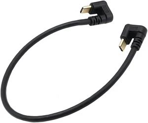 cablecc Power Data Video 10Gbps USB3.0 Type C to USB-C Male to Male Opposite U Shape Back Angled Cable for NS Switch Phone Laptop cablecc Power Data Video 10Gbps USB3.0 Type C to USB-C Male to Male Opposite U Shape Back Angled Cable for NS Switch Phone Laptop